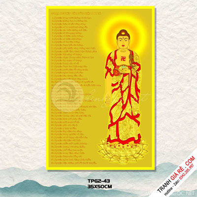 Tranh Treo Tường Phật Giáo - Đạo Giáo G121