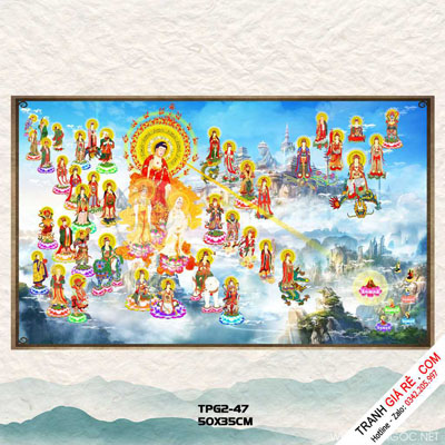 Tranh Treo Tường Phật Giáo - Đạo Giáo G125